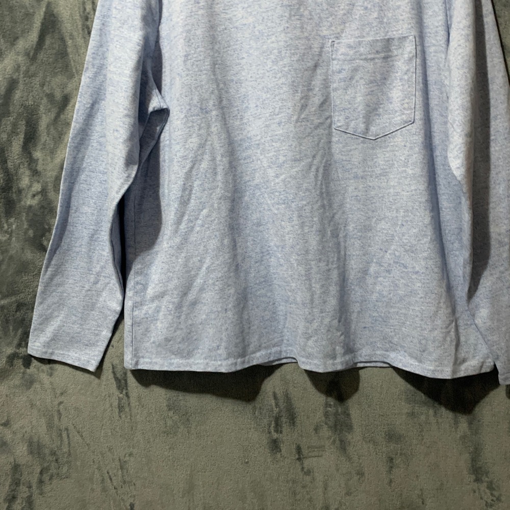 Ridgecut T-Shirt Women XL Blue Heathered Pocket Long Sleeve RC11011 EUC - Picture 6 of 15